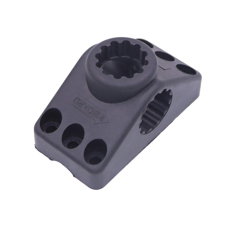 METER STAR Baitcaster/Fishing Rod Holder Spinning Rod Holder Black with 360-degree Adjustment Kayak Fishing Boat Power Lock Rod Holder and M6 304 Screws and Install Tools - Image 5